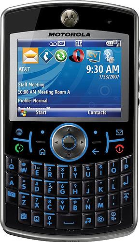 Motorola Q9H Actual Size Image
