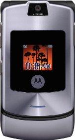 Motorola RAZR V3i Actual Size Image