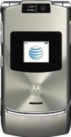 Motorola RAZR V3xx Actual Size Image