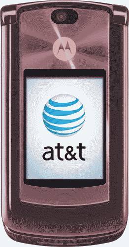 Motorola RAZR2 V9 Phone (AT&amp;T) Actual Size Image