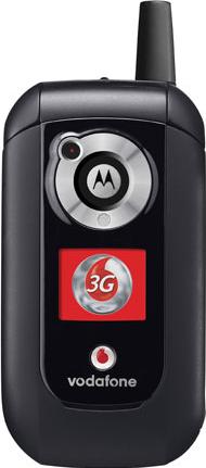 Motorola V1050 Actual Size Image
