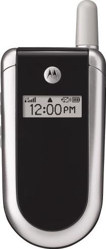 Motorola V180 Actual Size Image