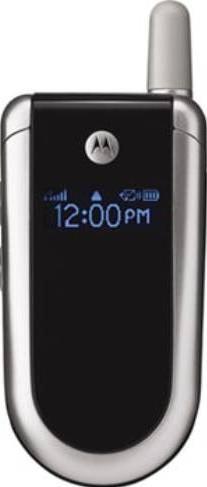 Motorola V186 Actual Size Image