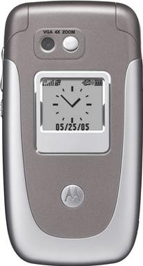 Motorola V360 Actual Size Image