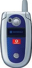 Motorola V525 Actual Size Image