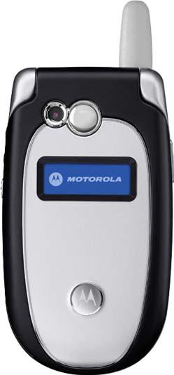 Motorola V557 Actual Size Image