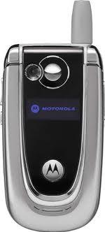 Motorola V600 Actual Size Image