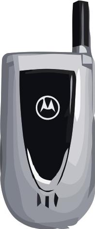 Motorola V66i Actual Size Image