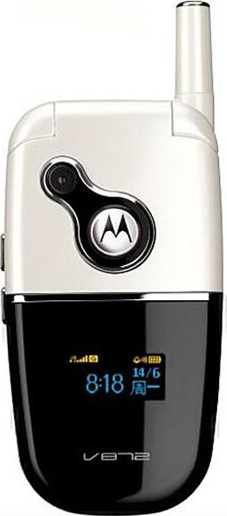 Motorola V872 Actual Size Image