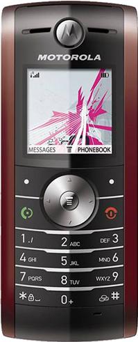 Motorola W208 Actual Size Image