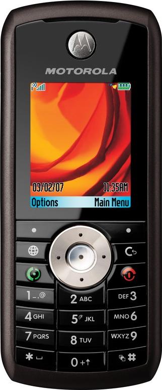 Motorola W360 Actual Size Image