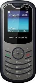 Motorola WX180 Actual Size Image