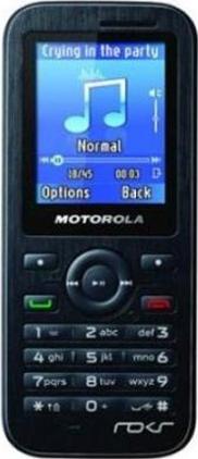 Motorola WX390 Actual Size Image