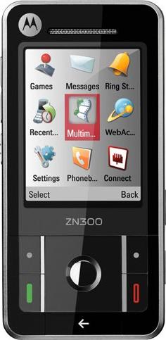 Motorola ZN300 Actual Size Image
