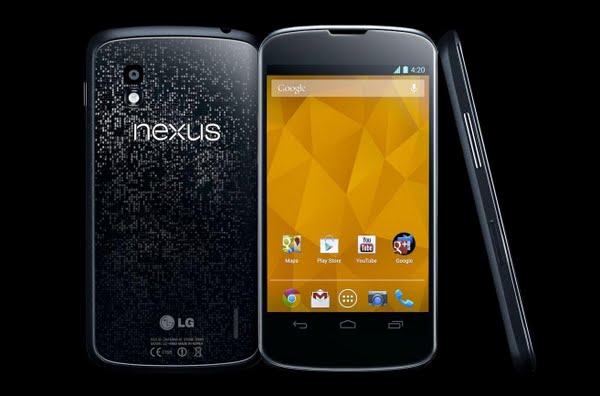 Nexus 4 Actual Size Image