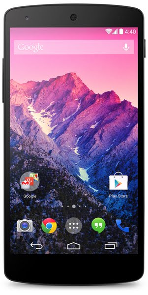 Nexus 5 Actual Size Image