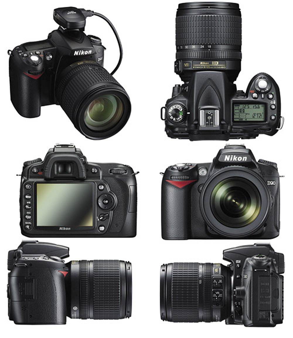 Nikon D90 with Kit lens Actual Size Image