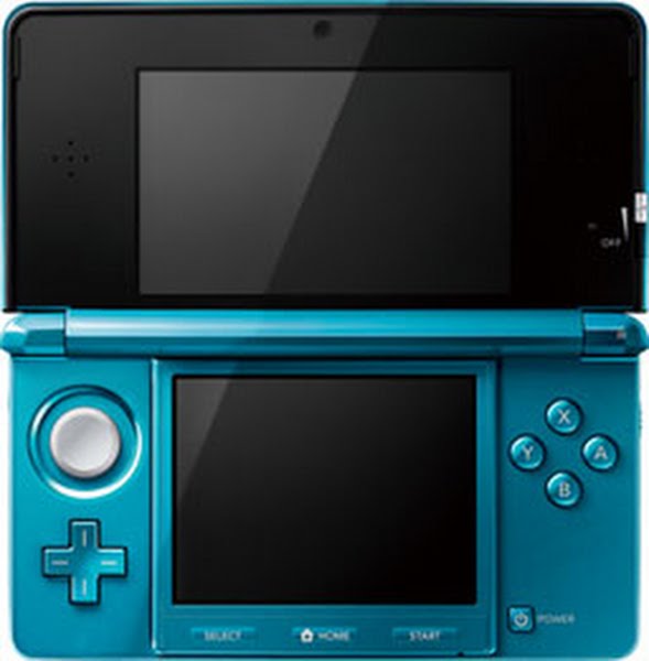 Nintendo 3DS Actual Size Image