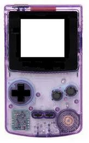 Nintendo Game Boy Color Actual Size Image