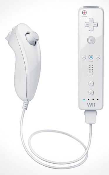 Nintendo Wii Nunchuk Controller Actual Size Image