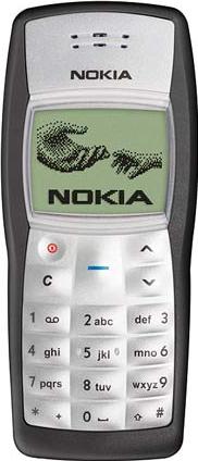 Nokia 1108 Actual Size Image