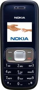 Nokia 1209 Actual Size Image