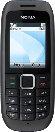 Nokia 1616 Actual Size Image