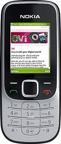 Nokia 2330 classic Actual Size Image