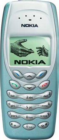 Nokia 3410 Actual Size Image