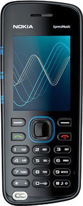 Nokia 5220 XpressMusic Actual Size Image