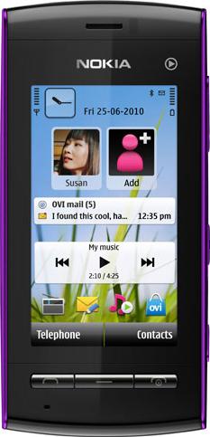 Nokia 5250 Actual Size Image