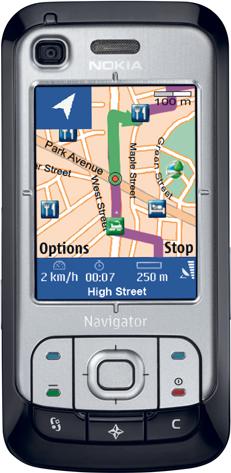 Nokia 6110 Navigator Actual Size Image