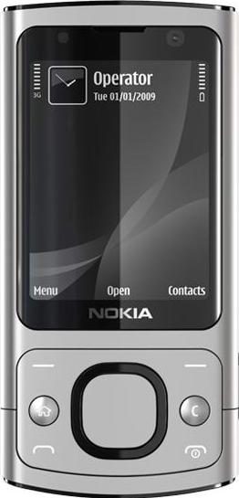 Nokia 6700 slide Actual Size Image