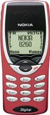 Nokia 8260 Actual Size Image