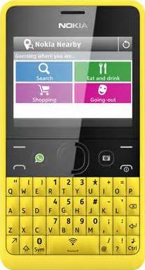 Nokia Asha 210 Actual Size Image
