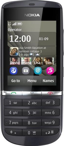 Nokia Asha 300 Actual Size Image