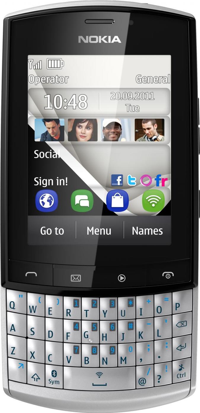 Nokia Asha 303 Actual Size Image