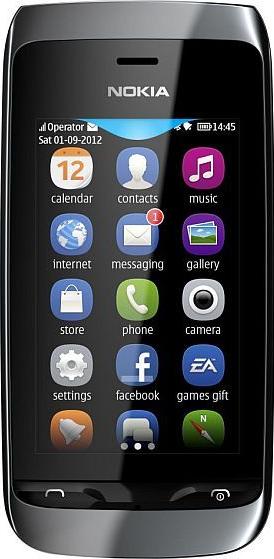 Nokia Asha 309 Actual Size Image