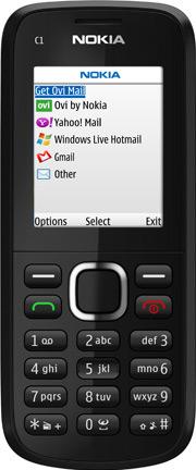 Nokia C1-02 Actual Size Image