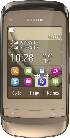 Nokia C2-06 Actual Size Image