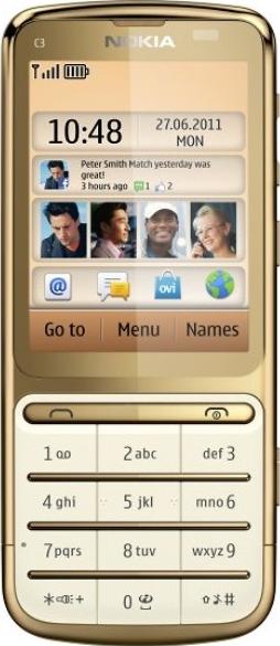 Nokia C3-01.5 Actual Size Image
