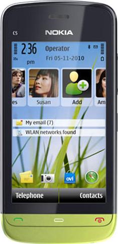 Nokia C5-03 Actual Size Image