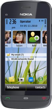 Nokia C5-06 Actual Size Image