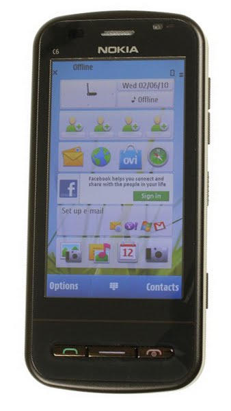 nokia c6 Actual Size Image