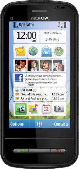 Nokia C6-00 Actual Size Image