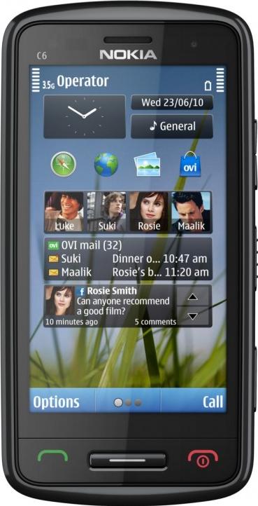 Nokia C6-01 Actual Size Image