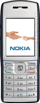 Nokia E50 Actual Size Image