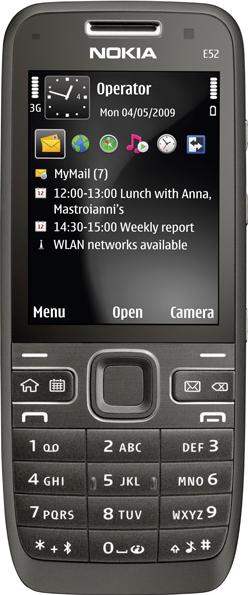 Nokia E52 Actual Size Image