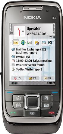 Nokia E66 Actual Size Image