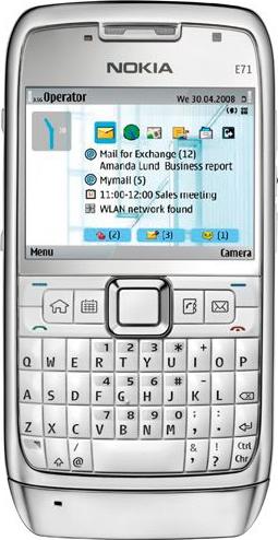 Nokia E71 (2) Actual Size Image